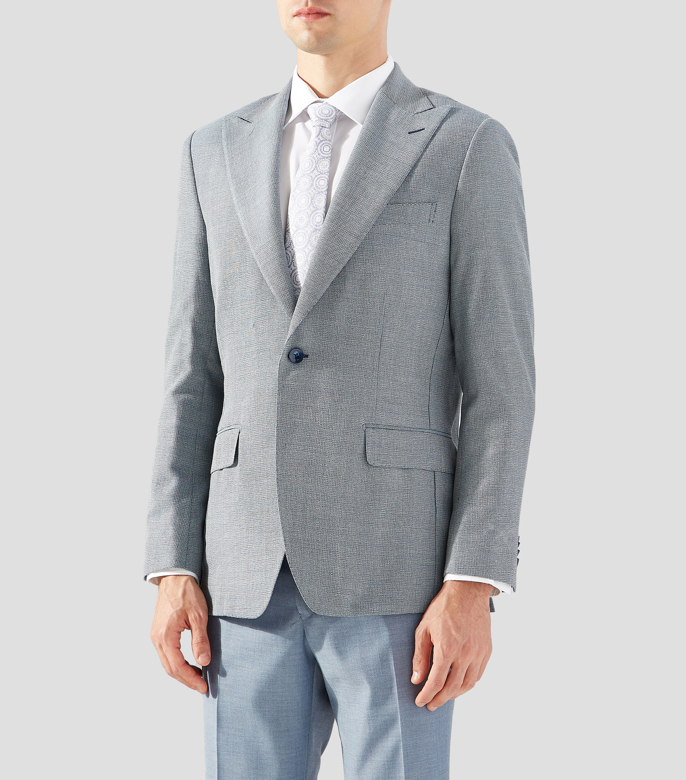 Saco con Microdiseno Hombre